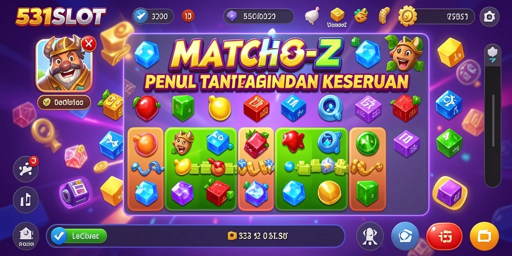 Tampilan gameplay seru dan berwarna-warni dari 531SLOT.