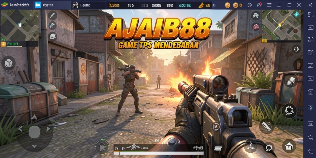 Screenshot gameplay AJAIB88 menampilkan aksi seru dan karakter unik.