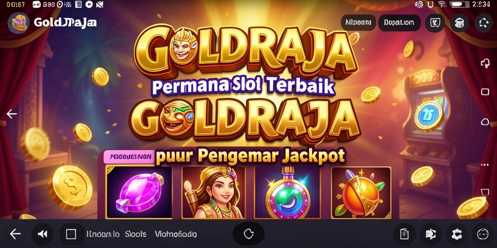 Tampilan gameplay menarik dari slot <strong>GOLDRAJA</strong> yang memukau.