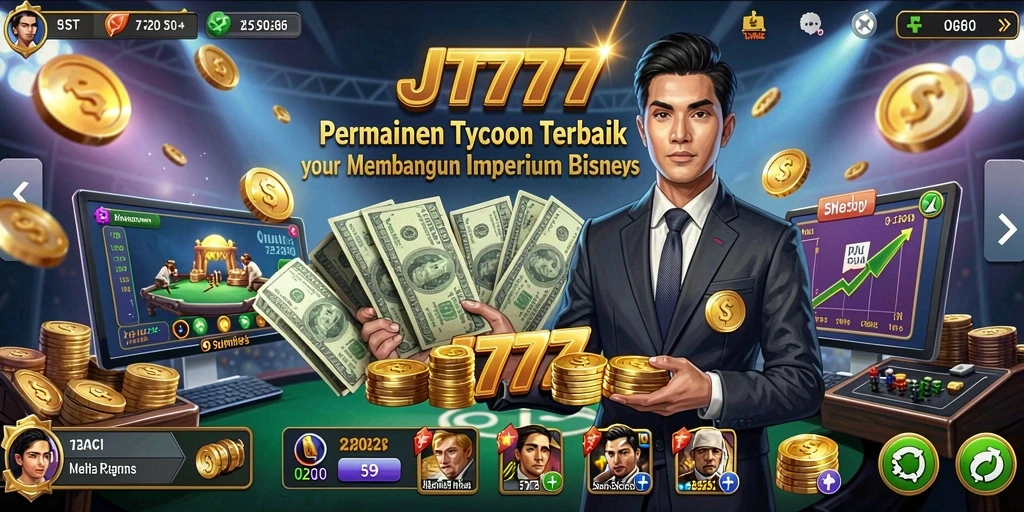 Gameplay JT777 yang menarik dengan elemen Tycoon.