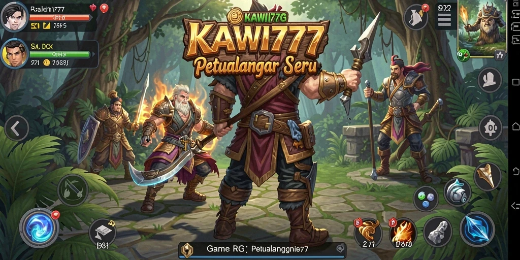 Tampilan gameplay menakjubkan dari KAWI777 yang penuh aksi RPG.