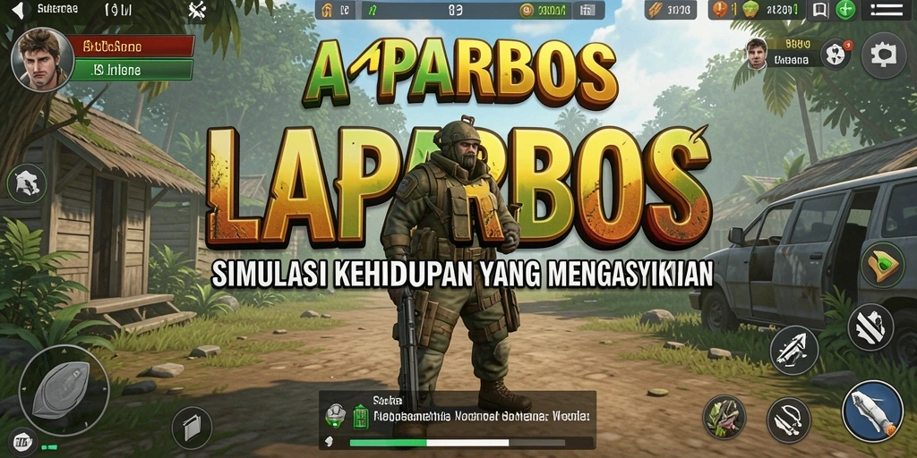 Tampilan gameplay LAPARBOS yang menawan dan interaktif.