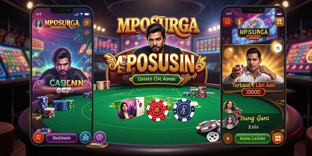 Tampilan gameplay Live Casino yang mendebarkan di MPOSURGA.