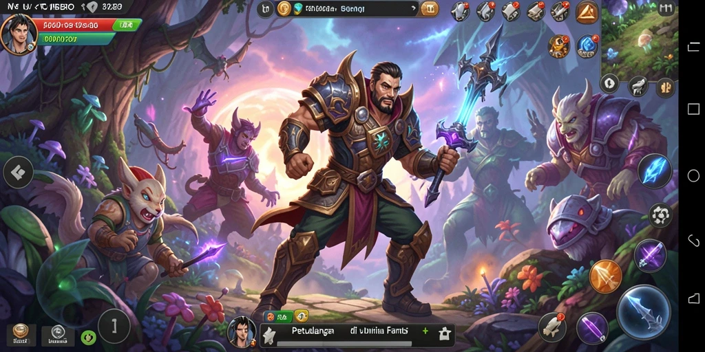 Tampilan gameplay seru N9TURBO yang penuh petualangan.