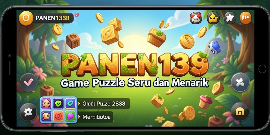 Screenshot gameplay dari <strong>PANEN138</strong> menampilkan tantangan puzzle yang menarik.