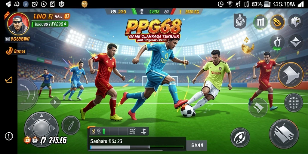 Tampilan gameplay PGG68 yang seru dan mendebarkan di lapangan.