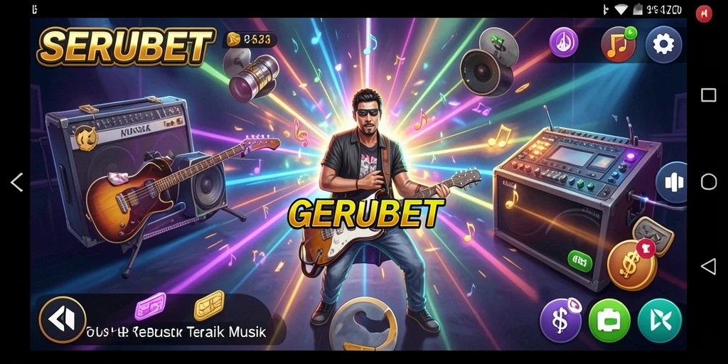 Tangkapan layar SERUBET yang menunjukkan gameplay interaktif yang menarik.