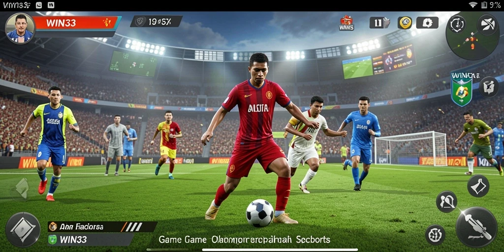 Tampilan gameplay seru dalam WIN33 dengan berbagai cabang olahraga.