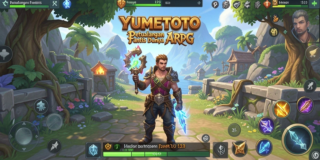Tampilan gameplay seru dari YUMETOTO di dunia ARPG.