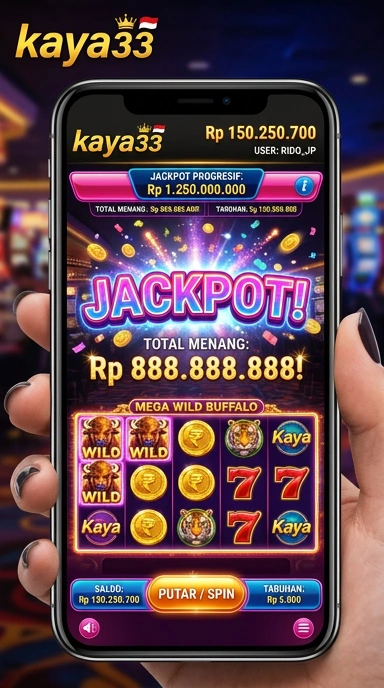Tampilan utama aplikasi kaya33 yang menarik dan mudah digunakan.